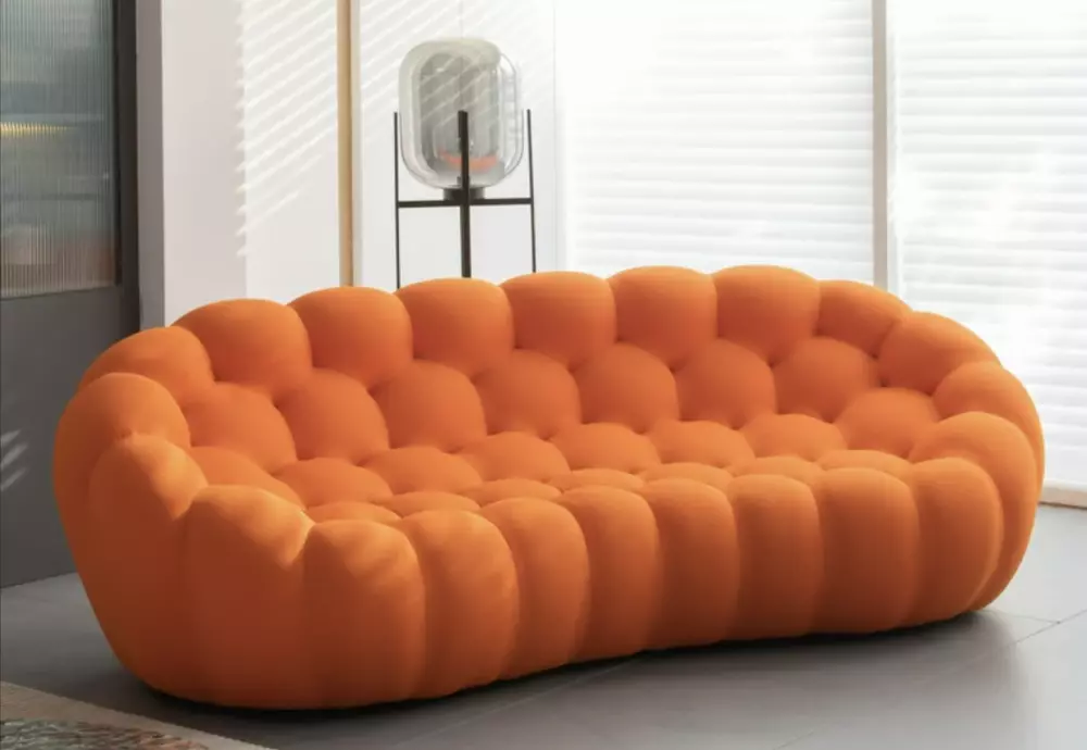 bubble blue sofa